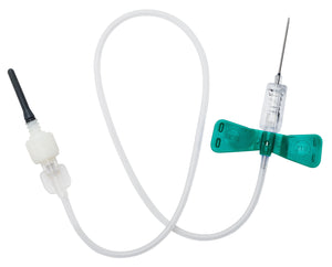 RELI Blood Collection Set 21 Gauge 3/4 Inch Needle Length Conventional Needle 11-4/5 Inch Tubing Sterile GSBCS21G-12