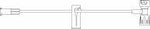 IV Extension Set SafeLine* Needle-Free Port Micro Bore 6 Inch Tubing Without Filter NF1330