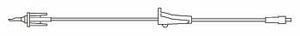 Primary IV Administration Set BBraun Gravity Without Ports 15 Drops / mL Drip Rate Without Filter 27 Inch Tubing Blood V2203