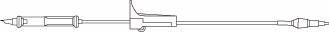 Primary IV Administration Set BBraun Gravity Without Ports 10 Drops / mL Drip Rate 170 Micron Filter 76 Inch Tubing Blood V2400