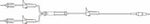 Primary IV Administration Set BBraun Gravity 1 Port 10 Drops / mL Drip Rate 170 Micron Filter 87 Inch Tubing Blood V2500