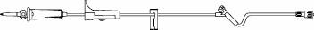 Primary IV Administration Set Safeline* "B" Series Gravity 1 Port 15 Drops / mL Drip Rate Without Filter 105 Inch Tubing Solution NF3482