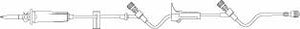 Primary IV Administration Set BBraun Gravity 2 Ports 15 Drops / mL Drip Rate Without Filter 106 Inch Tubing Solution 351559