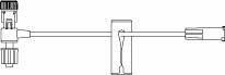 IV Extension Set Needle-Free Port Small Bore 5 Inch Tubing Without Filter 471987