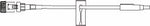 IV Extension Set Safsite Needle-Free Port Standard Bore 6 Inch Tubing Without Filter 472070