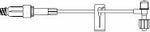 IV Extension Set Needle-Free Port Small Bore 5-1/2 Inch Tubing Without Filter 473439