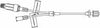 IV Extension Set Needle-Free Port Small Bore 7 Inch Tubing Without Filter