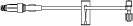 IV Extension Set Needle-Free Port Standard Bore 7-1/2 Inch Tubing Without Filter 473443