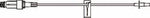 IV Extension Set Needle-Free Port Small Bore 8 Inch Tubing Without Filter 473446