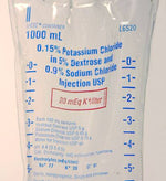 Replacement Preparation Potassium Chloride / Dextrose 5% / Sodium Chloride 0.9% 20 mEq / 1,000 mL IV Solution Flexible Bag 1,000 mL L6520