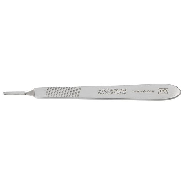 MYCO Medical | Scalpel Handle Nickel Plated Steel Size 3 | 6001-03