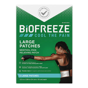 Biofreeze Topical Pain Relief 5% Strength Menthol Patch 5p/b 14672-1
