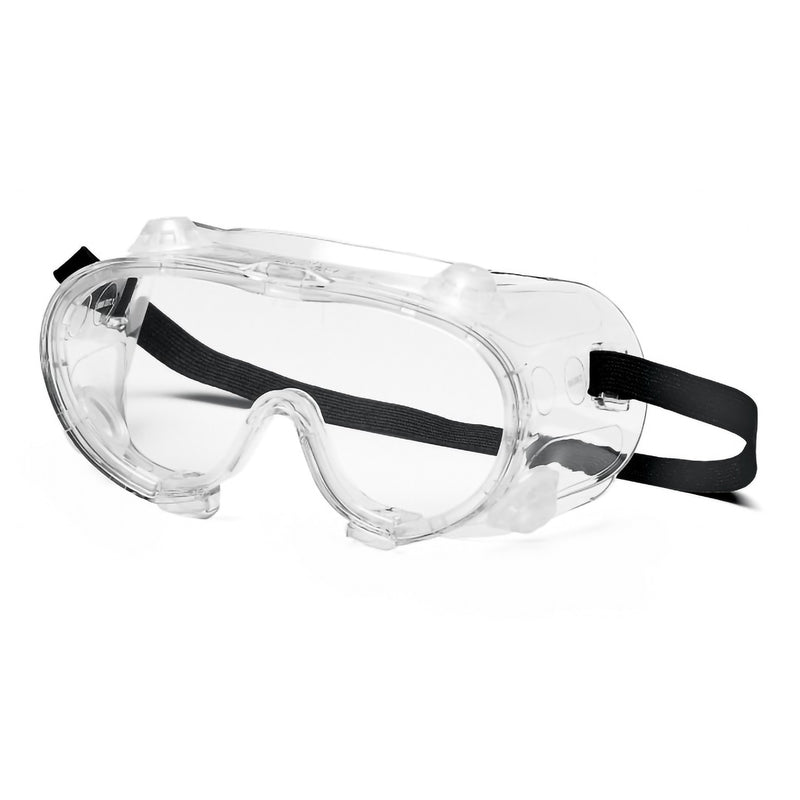 Protective Goggles Pyramex Fit Over Clear Tint Polycarbonate Lens Clear Frame Elastic Strap One Size Fits Most G204