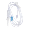 IV Pump Set SafeDay Gravity / Pump 1 Port 15 Drops / mL Drip Rate Without Filter 86 Inch Tubing Solution