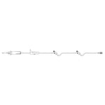 Primary IV Administration Set SafeDay Gravity 2 Ports 10 Drops / mL Drip Rate Without Filter 92 Inch Tubing Solution 352634