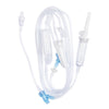 Primary IV Administration Set SafeDay 24 Hour Gravity 2 Ports 15 Drops / mL Drip Rate 0.2 Micron Filter 104 Inch Tubing Solution