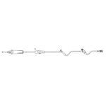 Primary IV Administration Set Outlook Pump Filterflow Gravity 2 Ports 10 Drops / mL Drip Rate Without Filter 88 Inch Tubing Solution 352630