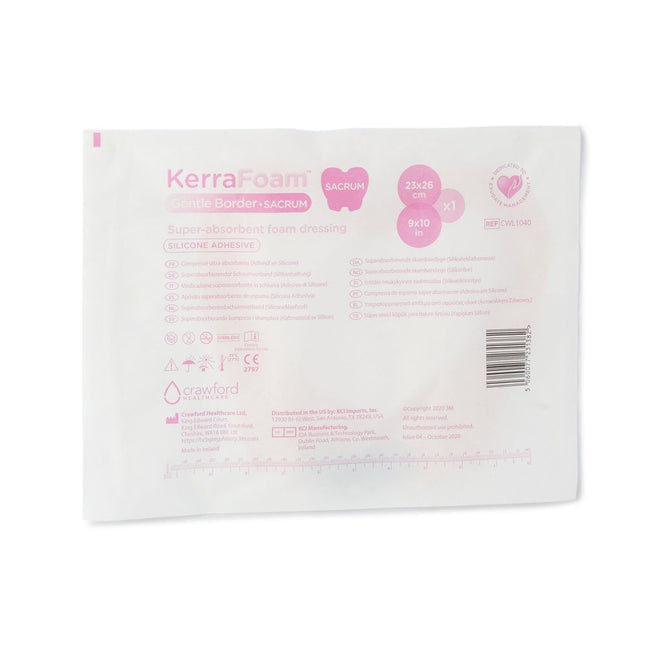 3M | Kerrafoam Gentle Border, Sacrum, 9 X 10in (23 X 26cm) | CWL1040