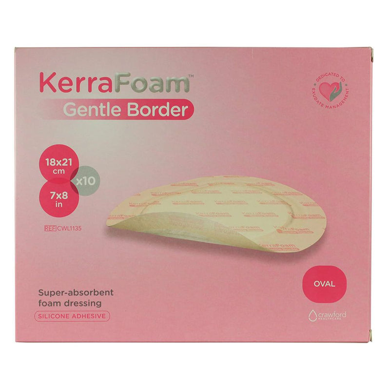 Kerrafoam Gentle Border, Oval, 7 X 8in (18 X 21cm) CWL1135-10
