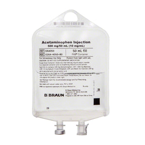 Acetaminophen 500 mg / 50 mL IV Solution Flexible Bag 50 mL DA4050