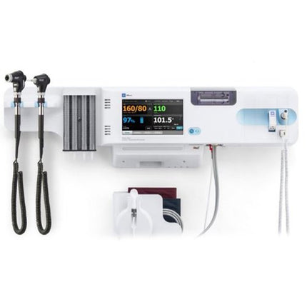 Integrated Wall Diagnostic System Connex Welch Allyn Connex Integrated Wall System with Nellcor SpO2, SureTemp Plus Thermometry, Braun ThermoScan PRO 6000 Thermometry