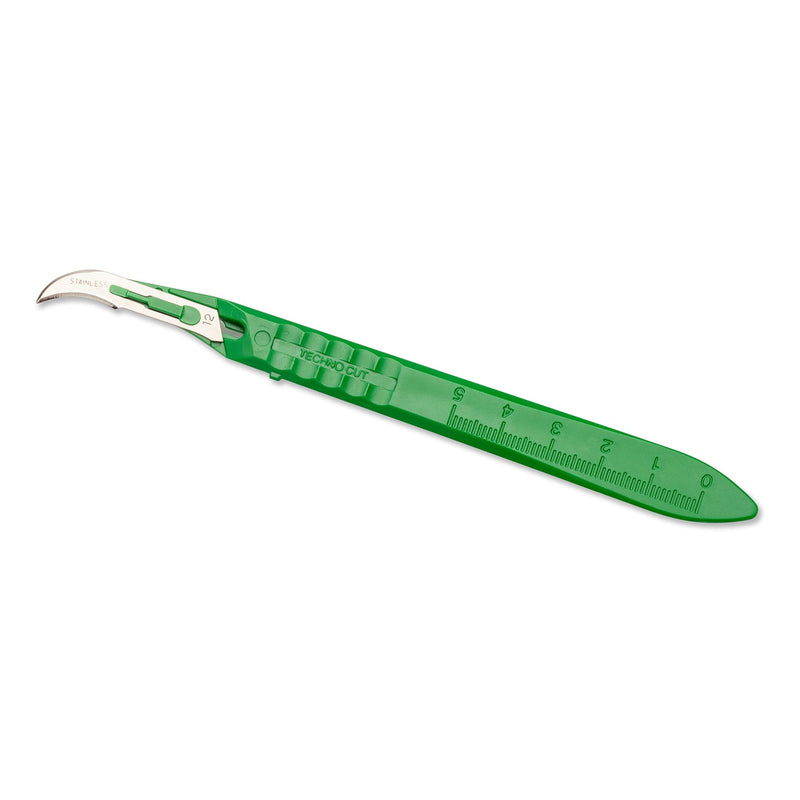 Scalpel Technocut No. 12B Stainless Steel Classic Grip Handle Sterile Disposable 6008T-12B