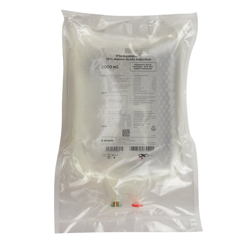Plenamine Caloric Agent Parenteral Amino Acid No.6 15% Solution Pharmacy Bulk Package 2,000 mL S4505