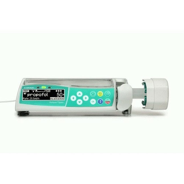 B. Braun Medical | Syringe Infusion Pump Perfusor Space Ni-MH, Lithium Ion Battery Wireless 3 to 60 mL Syringe 0.01 to 99.99 mL/h in stages from 0.01 mL/h100.0 – 999.9 mL/h in stages from 0.1 mL/h | 639-001