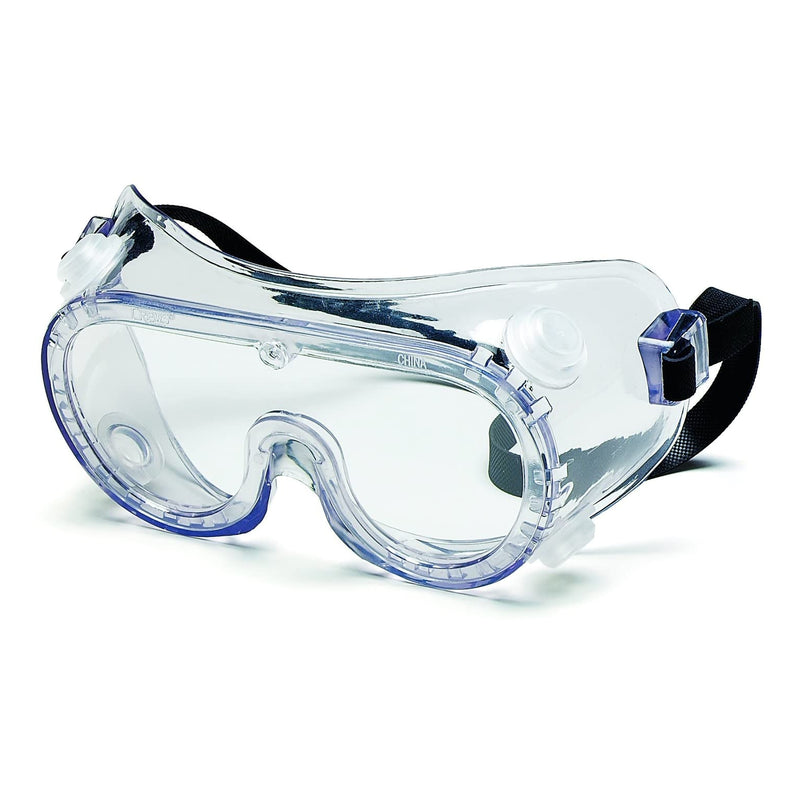 Protective Goggles 22 Series Fit Over Anti-fog / Anti-scratch Coating Clear Tint Polycarbonate Lens Clear Frame Elastic Strap One Size Fits Most 2235R
