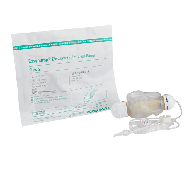 B. Braun Medical | Elastomeric Pump Easypump ST Gravity Disposable 100 mL Capacity 100 mL Volume 100 mL / Hr. Flow Rate Without Display | 4540046-02-2