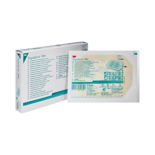 3M | Frame Style Transparent Dressing with Label, 4" x 4¾" | 1626W-50