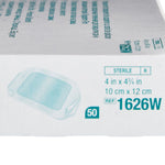 Frame Style Transparent Dressing with Label, 4" x 4¾" 1626W-50