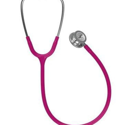 Stethoscope, Raspberry Tube, 27", Stainless Stem and Headset | 5648 | SurgiMac