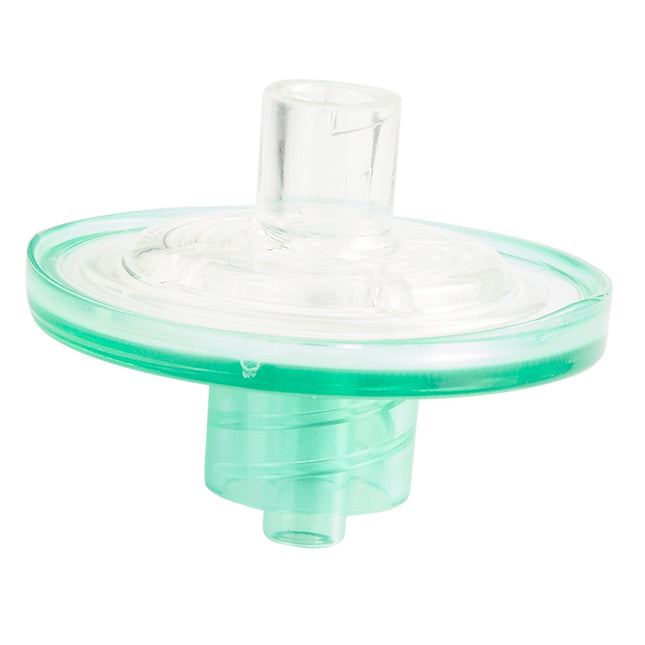 B. Braun Medical | Disc Filter, Aspiration / Injection Supor 0.2 micron, Fluid Retention is 0.3 mL, Proximal and Distal Luer Lock Connections, DEHP-free, Green | 415002-50