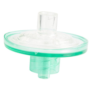 Disc Filter, Aspiration / Injection Supor 0.2 micron, Fluid Retention is 0.3 mL, Proximal and Distal Luer Lock Connections, DEHP-free, Green 415002-50