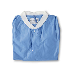 Lab Jacket Blue Hip Length Disposable 10087