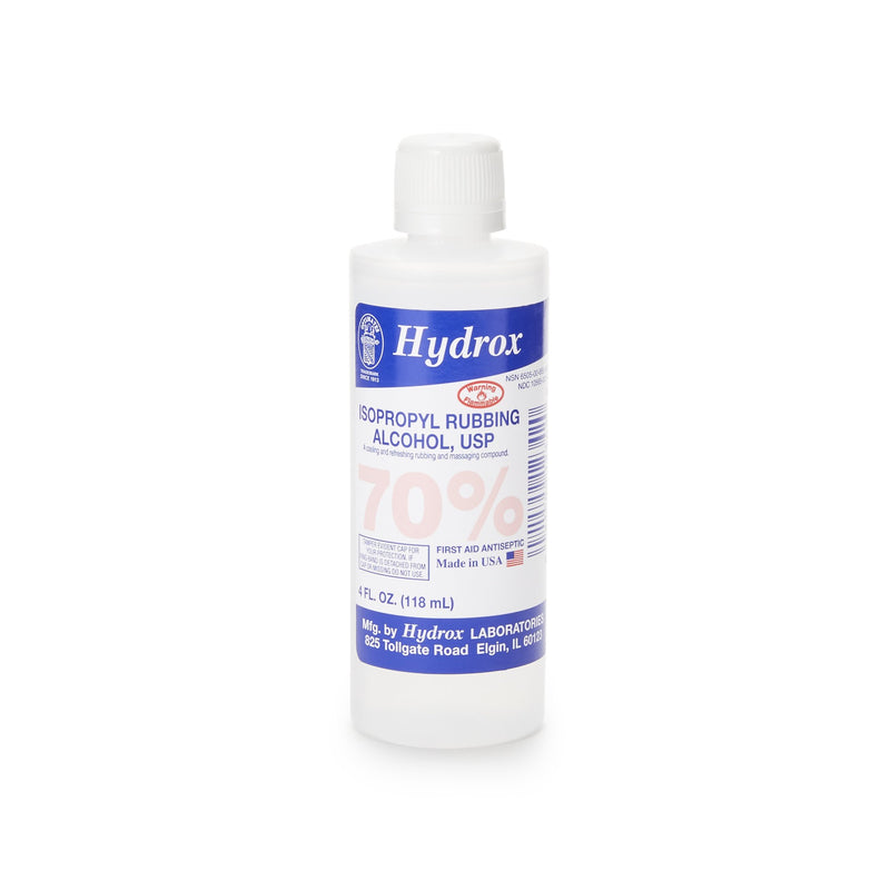 McKesson Antiseptic Topical Rubbing Alcohol 70% - Liquid Bottle HDX-I0021