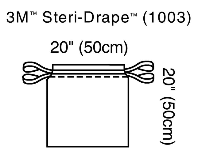 3M | Isolation Bag, Drawstring Closure, 20" x 20" | 1003-40