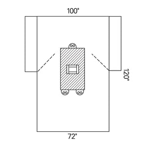 Abdominal Drape Transverse Laparotomy Drape 100 W X 72 W X 120 L Inch Sterile 89281