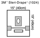 3M | Small Drape with Adhesive Aperture & Pouch, 15