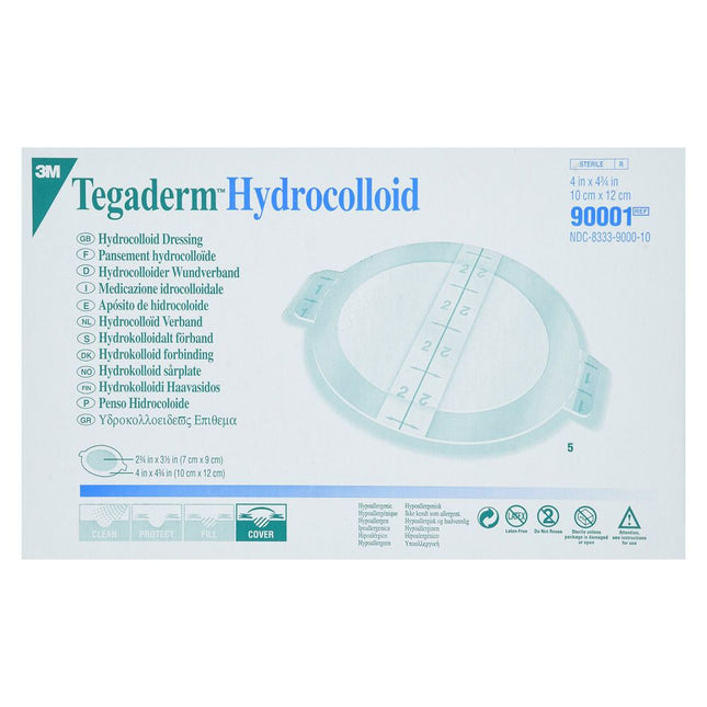 3M | Hydrocolloid Dressing, 2¾" x 3½" Oval | 90001-5