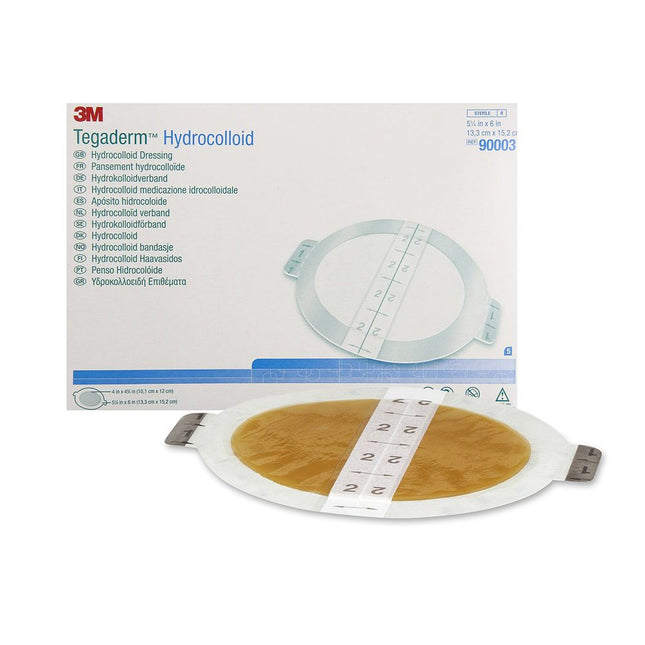 3M | Hydrocolloid Dressing, 4" x 4¾" Oval | 90003-60