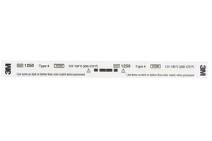 Indicator Strip For Steam, 5/8" x 8", Color Change From White to Dark Brown/ Black, Perforated 1250-240