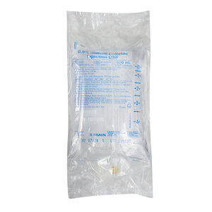 BBraun Replacement Preparation Sodium Chloride, Preservative Free 0.9% IV Solution Flexible Bag 500 mL L8001-1