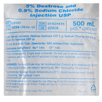 Caloric Agent Dextrose / Sodium Chloride 5% - 0.9% IV Solution Flexible Bag 500 mL L6101-24