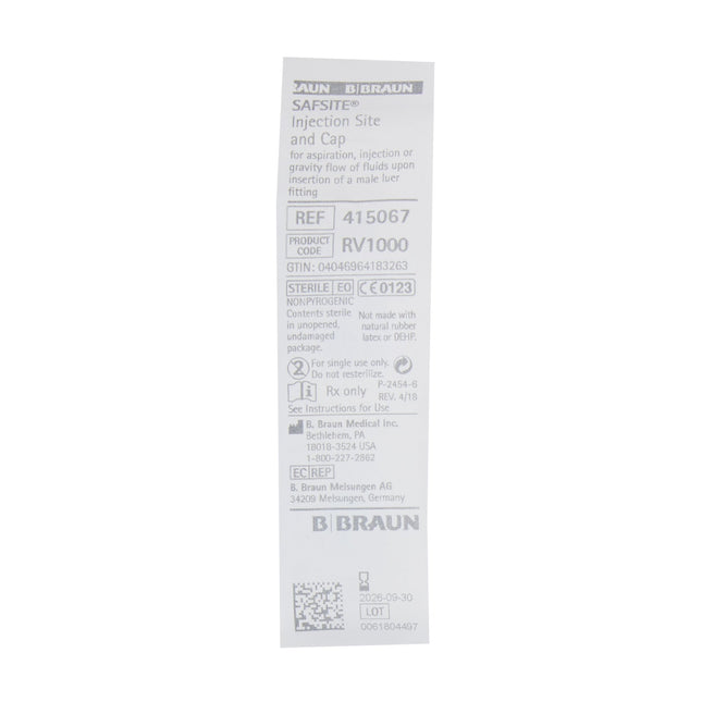 B. Braun Medical | Valve Safsite | 415067