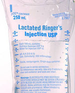 Replacement Preparation Lactated Ringer's Solution IV Solution Flexible Bag 250 mL L7502-1