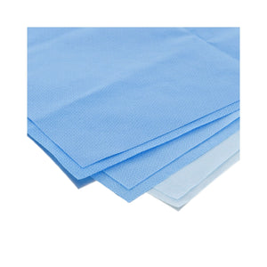 H400 Sterilization Wrap Medium Blue Single Layer SMS Polypropylene Steam / EO Gas 68245-CS/100