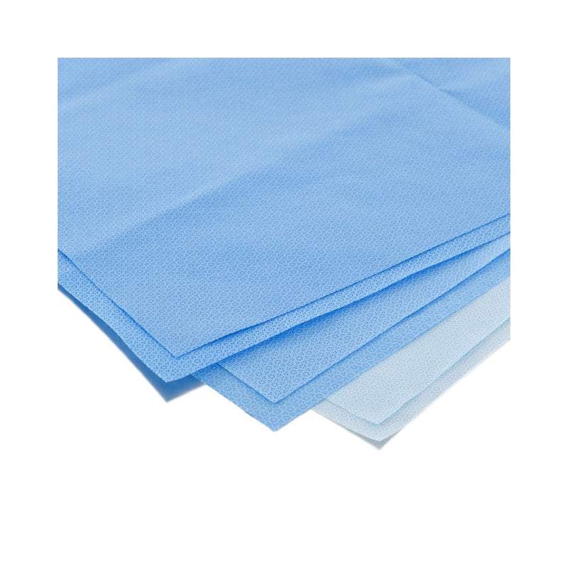 H400 Sterilization Wrap Medium Blue Single Layer SMS Polypropylene Steam / EO Gas 68245-CS/100