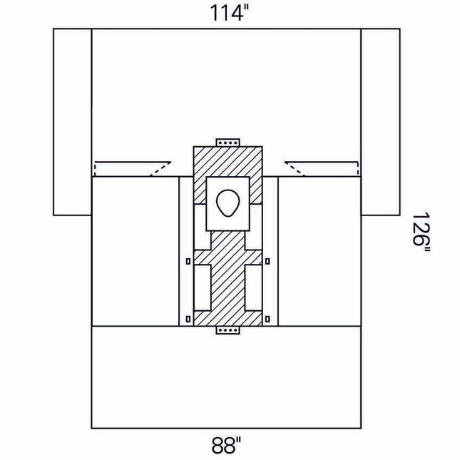 O&M Halyard Inc | Orthopedic Drape Orthoarts® Hip Drape 114 W X 88 W X 126 L Inch Sterile | 89345